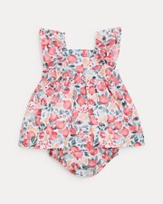 Robe sans manches Eglantine Imprim&eacute; grenade  Natalys
