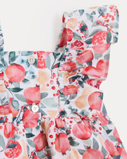 Robe sans manches Eglantine Imprim&eacute; grenade  Natalys
