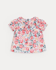 Blouse manches courtes Thelma Imprim&eacute; grenade  Natalys