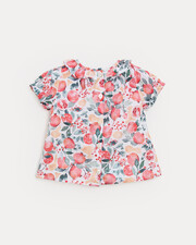 Blouse manches courtes Thelma Imprim&eacute; grenade  Natalys