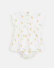 Robe en &eacute;ponge L&eacute;onie Imprim&eacute; poires  Natalys