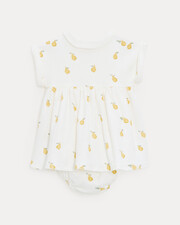 Robe en &eacute;ponge L&eacute;onie Imprim&eacute; poires  Natalys