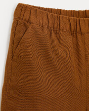 Pantalon en gaze de coton Achille Coloris noisette  Natalys