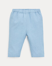 Pantalon en chambray Achille Coloris bleu clair  Natalys