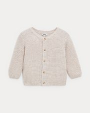 Gilet en tricot fantaisie James Coloris beige Natalys