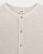 Gilet en tricot fantaisie James Coloris beige Natalys