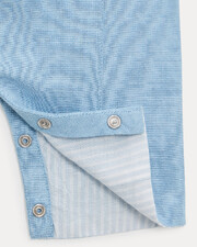 Combinaison longue en chambray Marceau Coloris bleu clair  Natalys