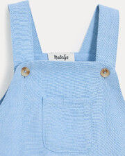 Barboteuse en chambray Octave Coloris bleu clair  Natalys