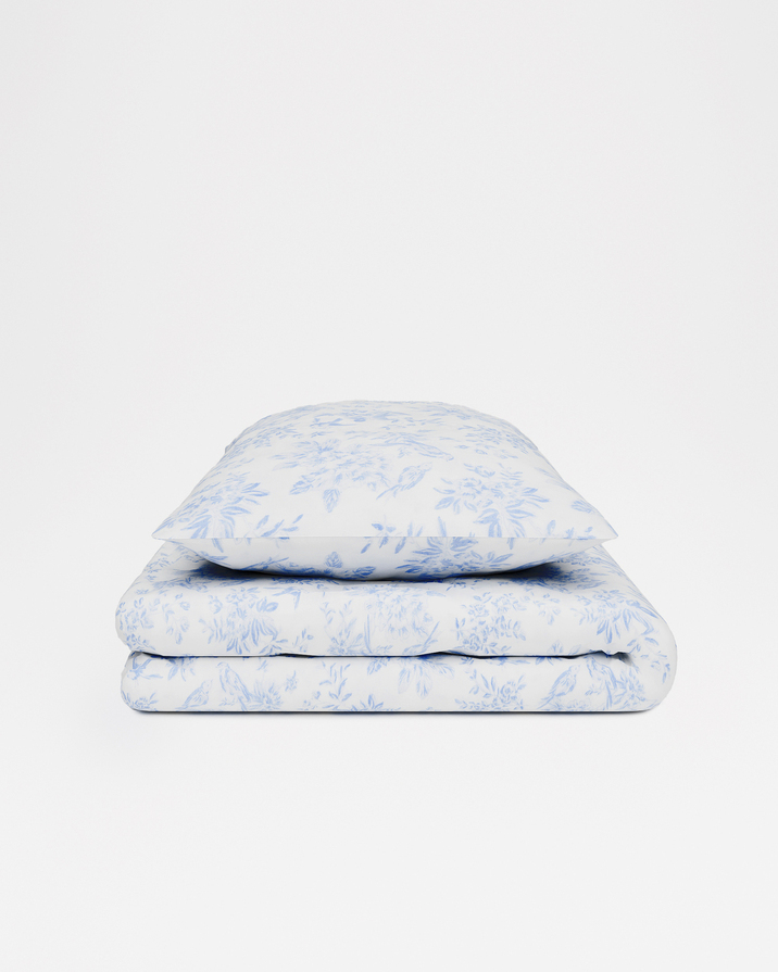 Parure de lit Colette Imprimé porcelaine Natalys