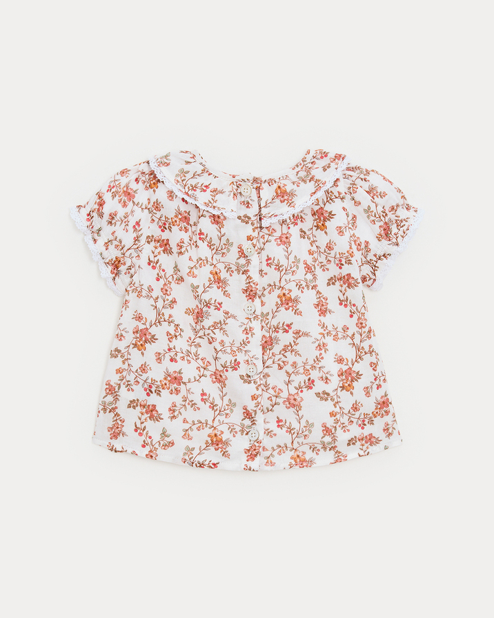 Blouse manches courtes Thelma Imprim&eacute; arabesque  Natalys