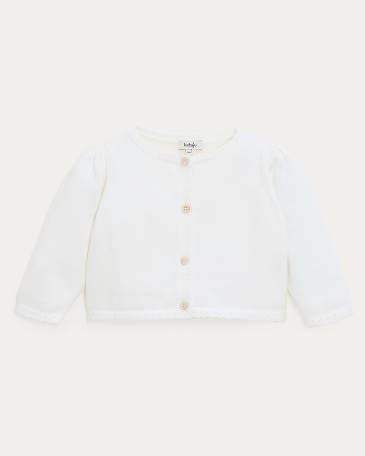 Gilet fantaisie Victoire Coloris &eacute;cru  Natalys