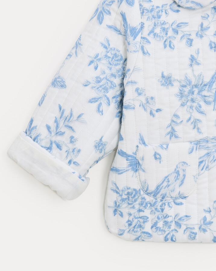 Veste matelass&eacute;e Janice Imprim&eacute; porcelaine  Natalys