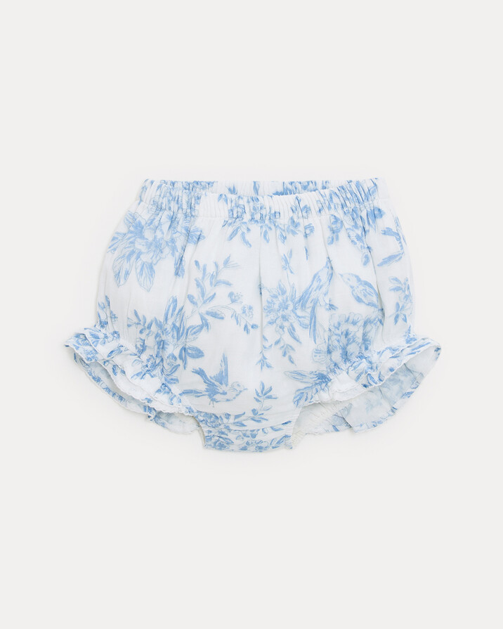 Bloomer en gaze de coton Z&eacute;lie Imprim&eacute; porcelaine  Natalys
