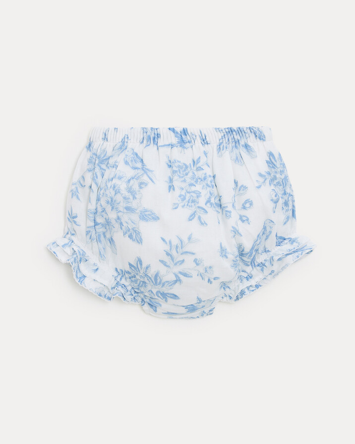 Bloomer en gaze de coton Z&eacute;lie Imprim&eacute; porcelaine  Natalys