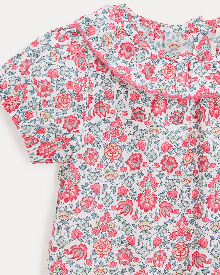 Blouse manches courtes Thelma En tissu Liberty  Natalys