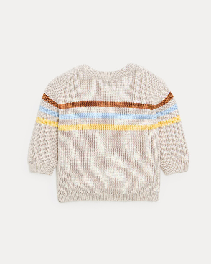 Pull en tricot fantaisie Willie Coloris beige  Natalys