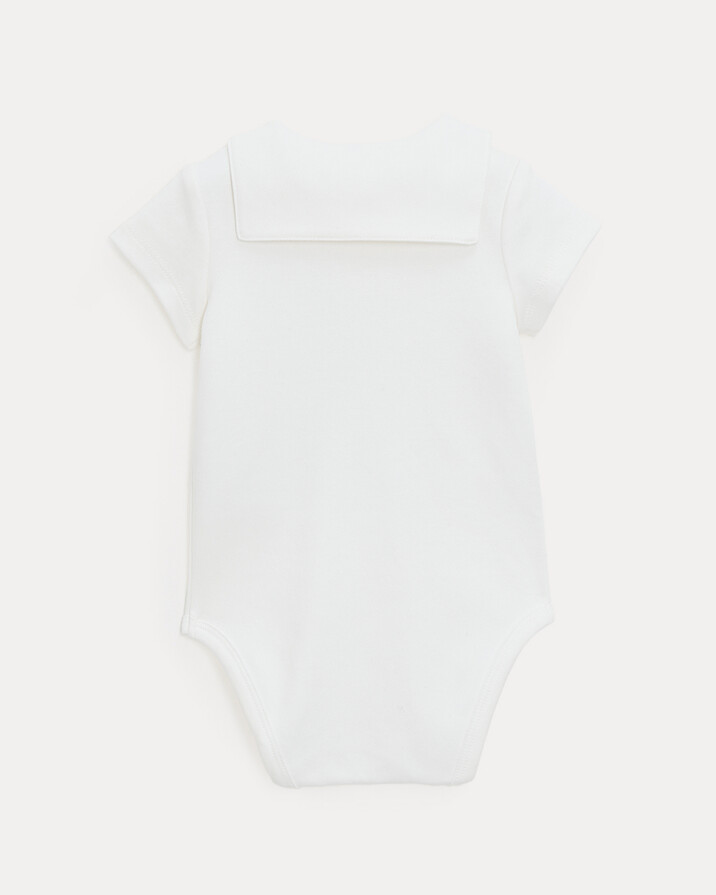 Body col marin brod&eacute; petit matelot Mar... Coloris &eacute;cru  Natalys