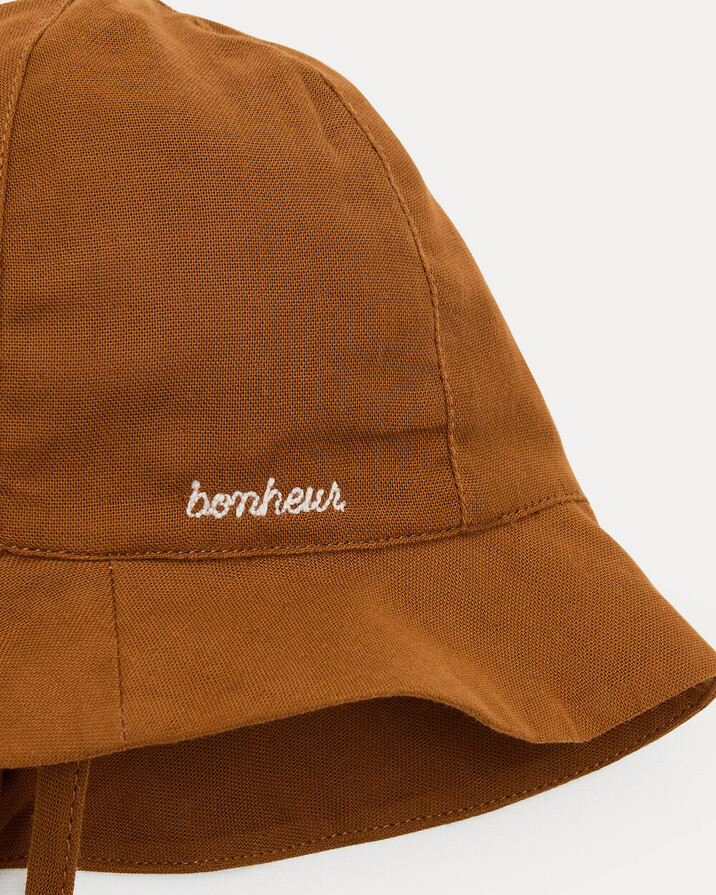 Chapeau en gaze de coton Mahault Coloris noisette Natalys