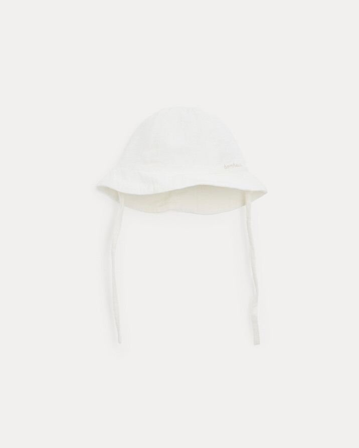 Chapeau en gaze de coton Mahault Coloris écru Natalys