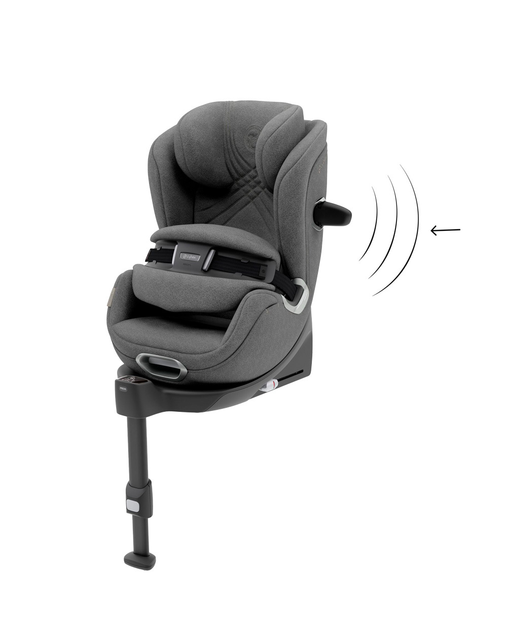 Si&egrave;ge auto Anoris T2 i-Size Coloris mirage grey (Plus)  Cybex