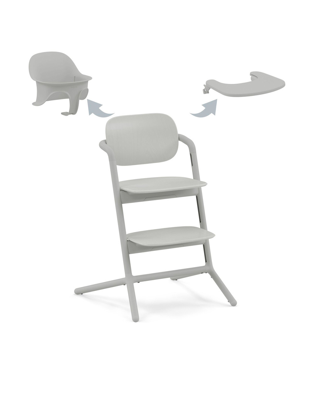 Chaise haute Lemo 3-en-1 Coloris suede grey  Cybex