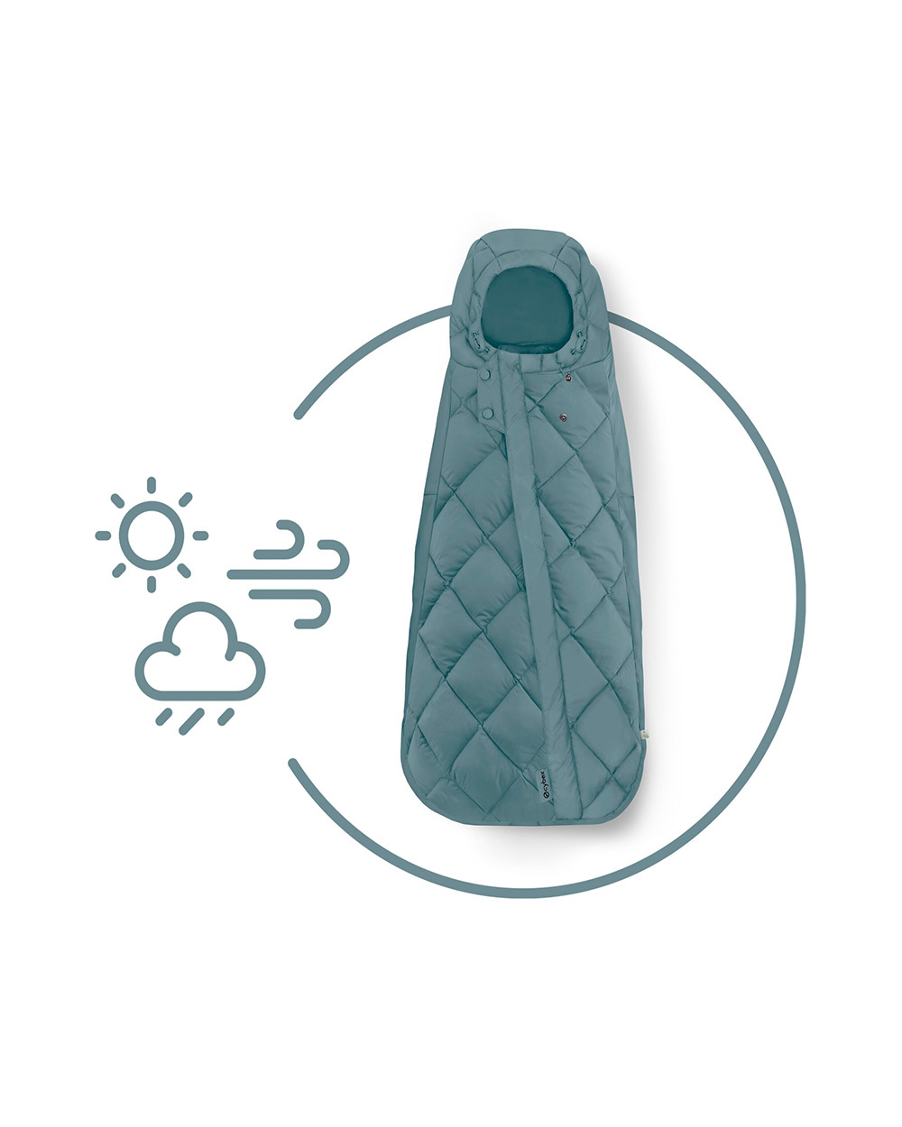 Chanceli&egrave;re Snogga Mini 2 Coloris sky blue  Cybex