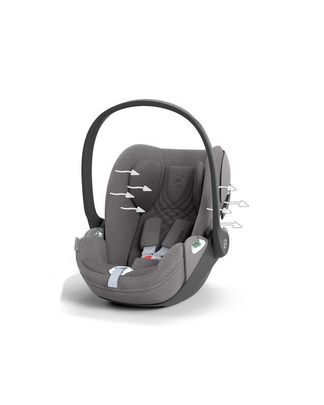 Siège auto Cloud T i-Size Coloris mirage grey (Plus) Cybex
