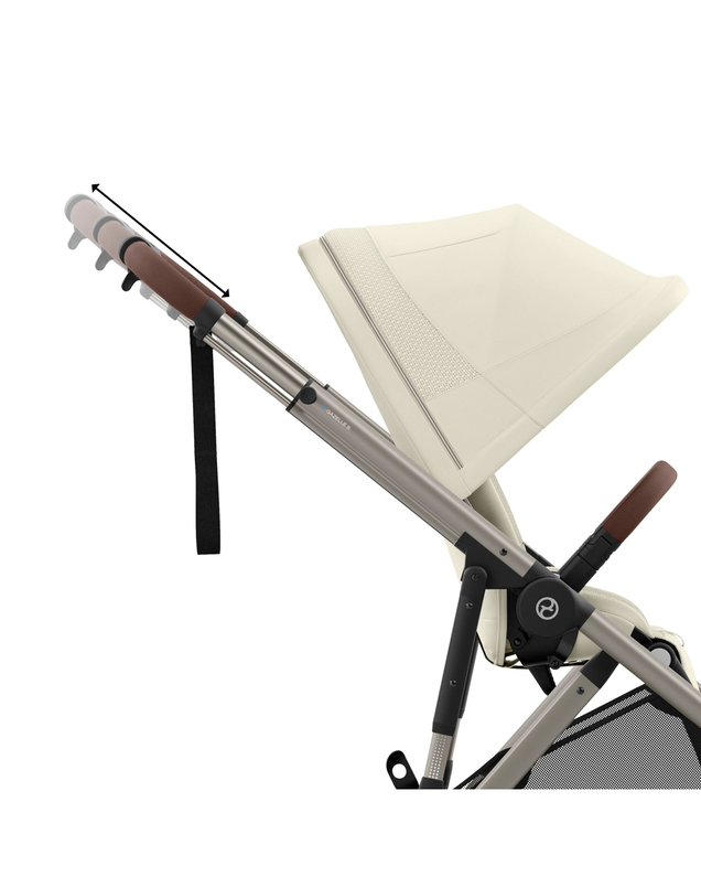 Poussette e-Gazelle S Coloris seashell beige Cybex