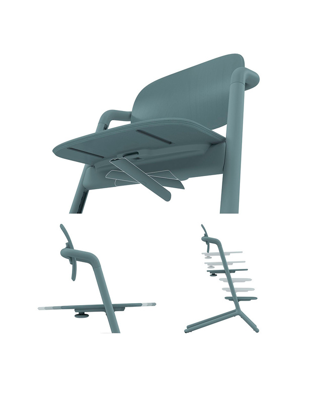 Chaise haute Lemo 3-en-1 Coloris stone blue Cybex