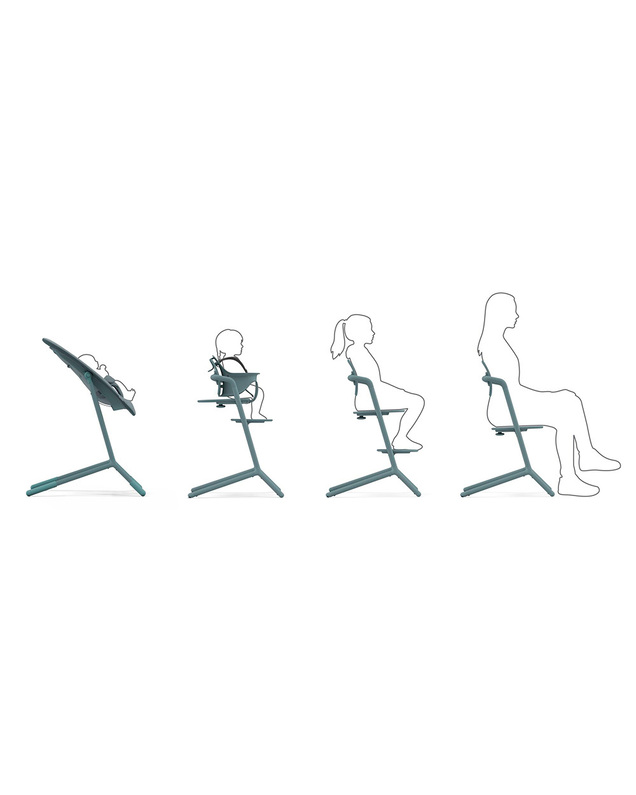 Chaise haute Lemo 4-en-1 Coloris stone blue Cybex