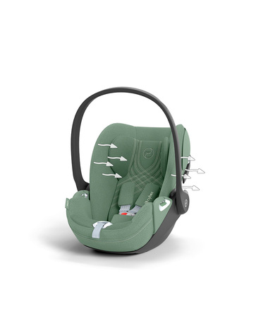 Si&egrave;ge auto Cloud T i-Size Coloris leaf green (Plus)  Cybex