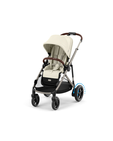 Poussette e-Gazelle S Coloris seashell beige  Cybex