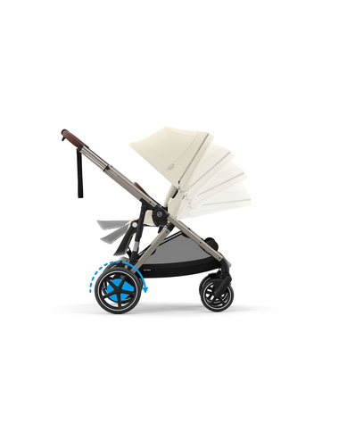 Poussette e-Gazelle S Coloris seashell beige  Cybex