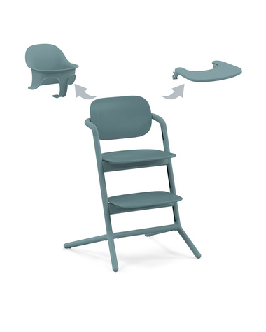 Chaise haute Lemo 3-en-1 Coloris stone blue  Cybex