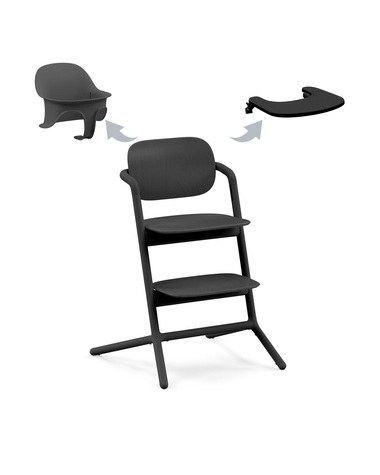 Chaise haute Lemo 3-en-1 Coloris stunning black  Cybex