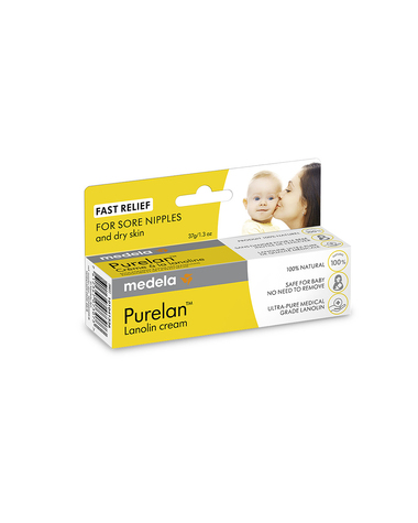 Cr&egrave;me d'allaitement &agrave; la lanoline Purela... Tube de 37g  Medela
