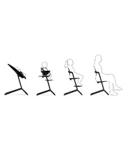 Chaise haute Lemo 4-en-1 Coloris stunning black  Cybex