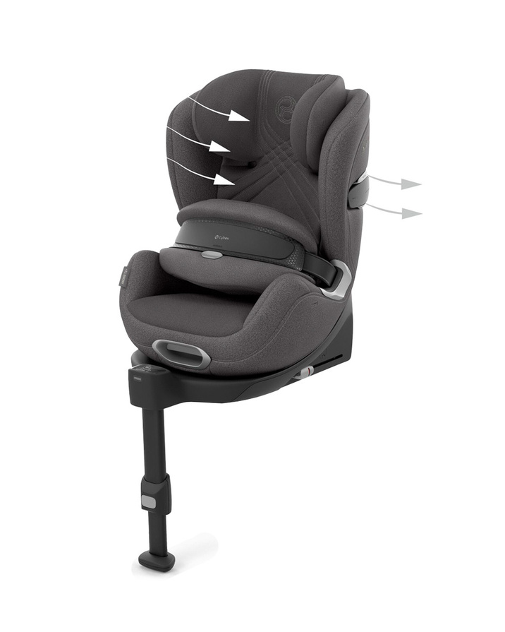 Si&egrave;ge auto Anoris T2 i-Size Coloris mirage grey (Plus)  Cybex