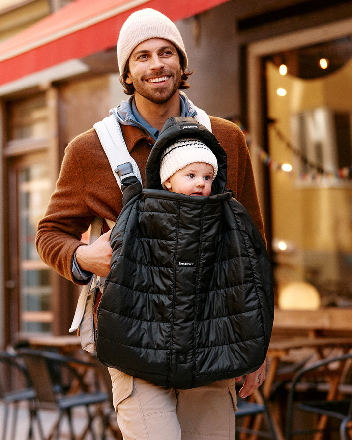 Cape d'hiver pour porte-bébé Coloris noir Babybjörn