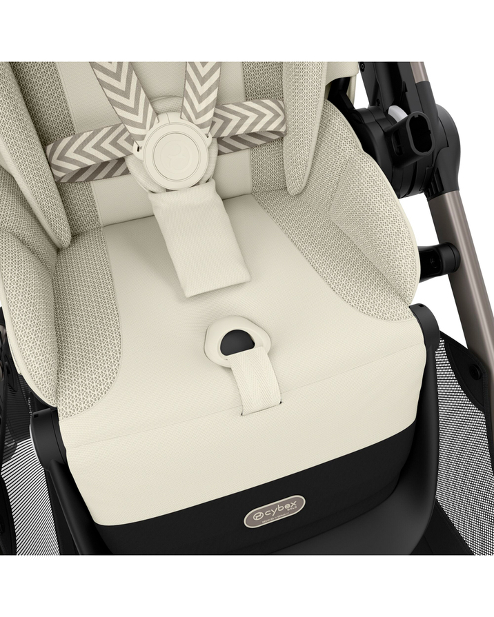 Poussette e-Gazelle S Coloris seashell beige Cybex